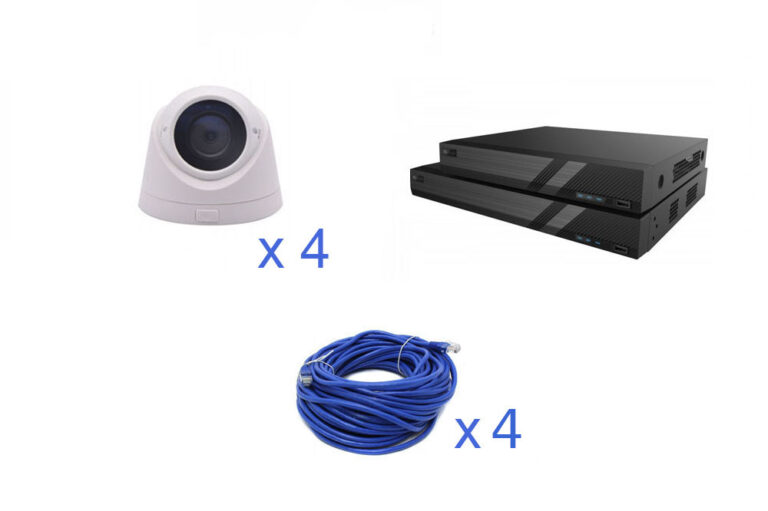 Комплект IP купольных камер 4 шт. 2MP и регистратор RF-LINK - купить недорого с доставкой в Москве 3