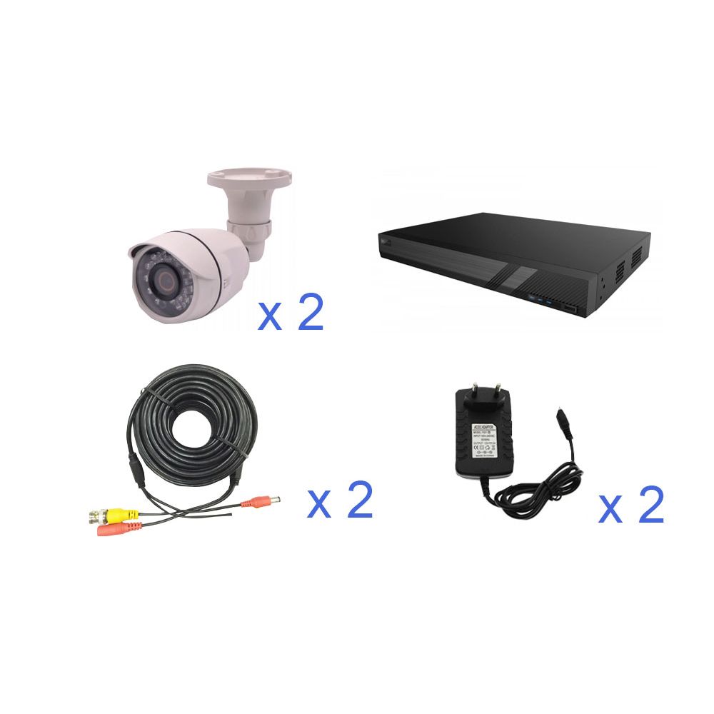 Комплект видеонаблюдения RF-LINK FullHD AHD с 2 камерами