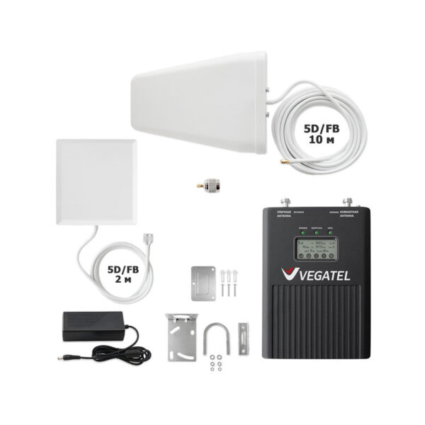Комплект усиления сотовой связи Vegatel VT3-900L-kit (дом, LED) - купить недорого с доставкой в Москве 24