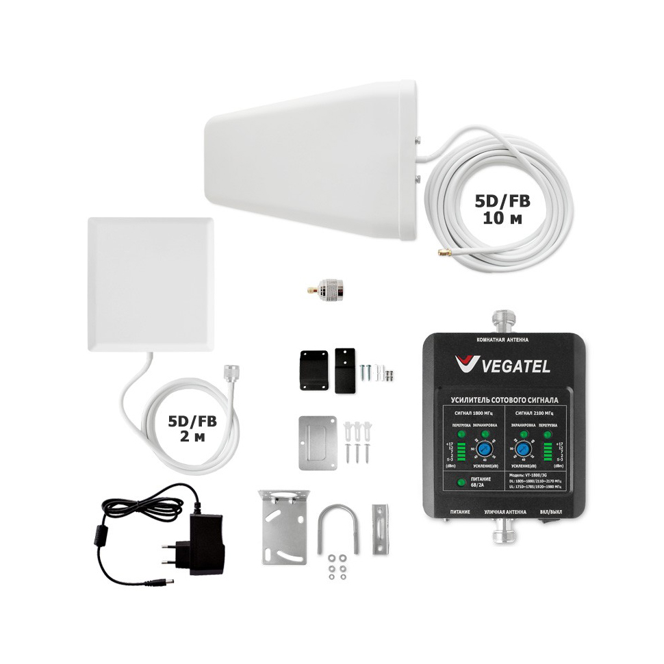 Комплект VEGATEL VT-1800/3G-kit (дом, LED) - купить недорого с доставкой в Москве 16