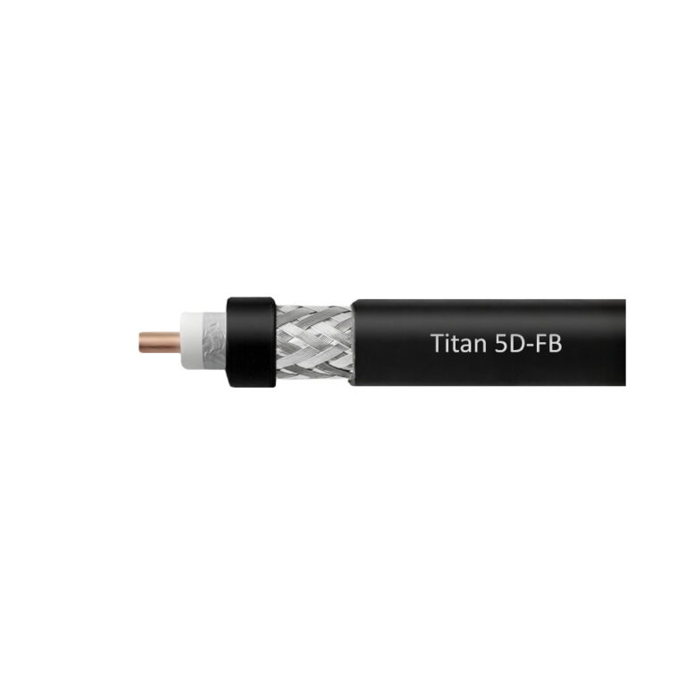 Кабель VEGATEL 5D-FB (Titan, черный) бухта 200м - купить недорого с доставкой в Москве