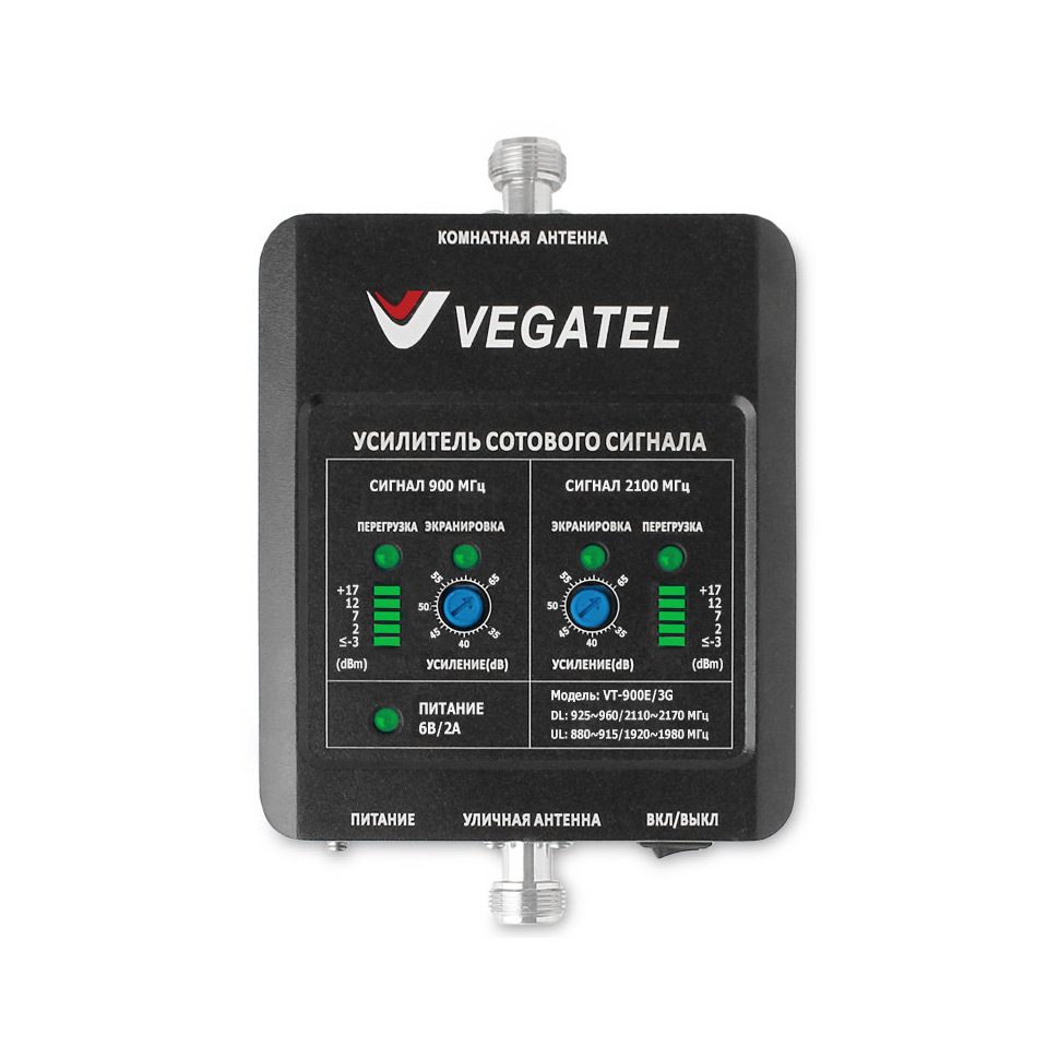 Репитер VEGATEL VT-900E/3G (LED) - купить недорого с доставкой в Москве 10
