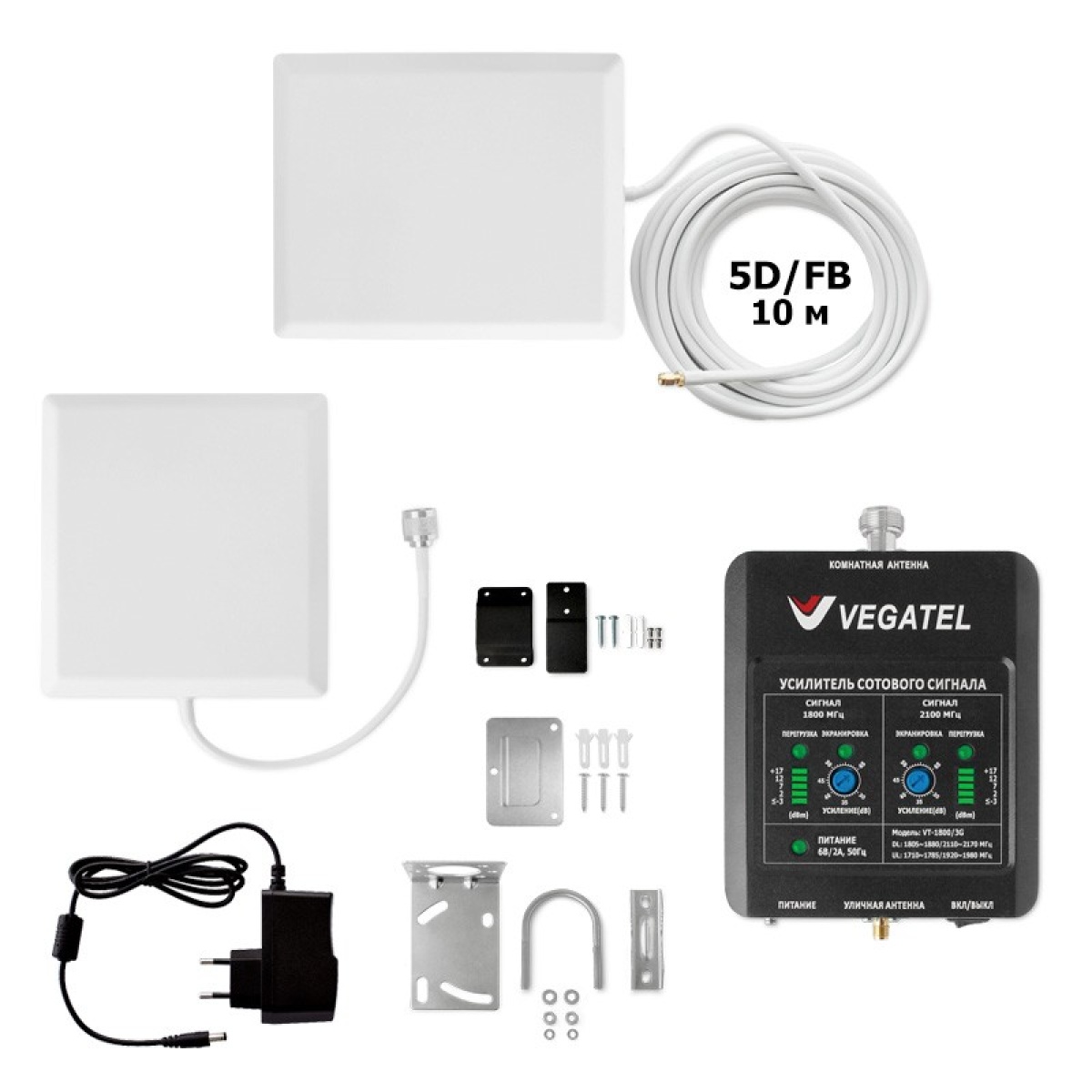 Комплект VEGATEL VT-900E/3G-kit (LED) - купить недорого с доставкой в Москве 10