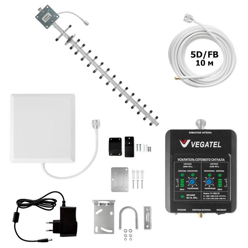 Комплект VEGATEL VT-1800/3G-kit (14Y, LED) - купить недорого с доставкой в Москве 16
