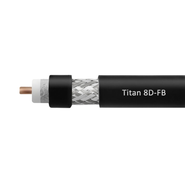 Кабель VEGATEL 8D-FB (Titan, черный) бухта 200м - купить недорого с доставкой в Москве