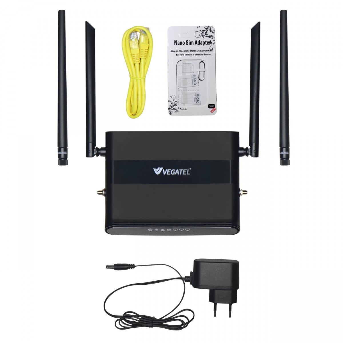 Роутер 4G VEGATEL VR4 Wi-Fi-2,4 - купить недорого с доставкой в Москве
