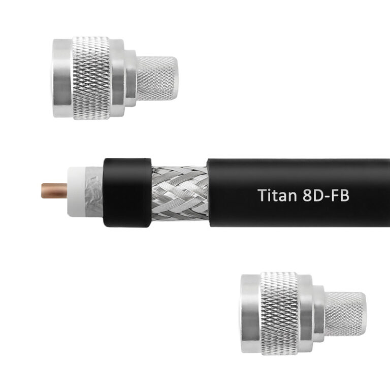 Кабельная сборка 8D/FB (Titan, черный) (N-male – N-male) - купить недорого с доставкой в Москве 3