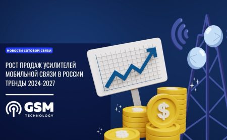 Рост продаж усилителей мобильной связи в России — тренды 2024–2027