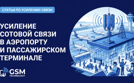 Усиление сотовой связи в аэропорту и пассажирском терминале
