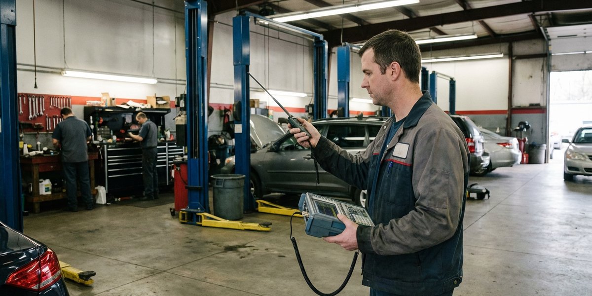 Радиозамер и покрытие в зоне постов автосервиса