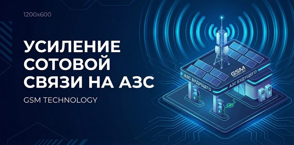 Усиление сотовой связи на АЗС: инженерное решение для стабильного покрытия