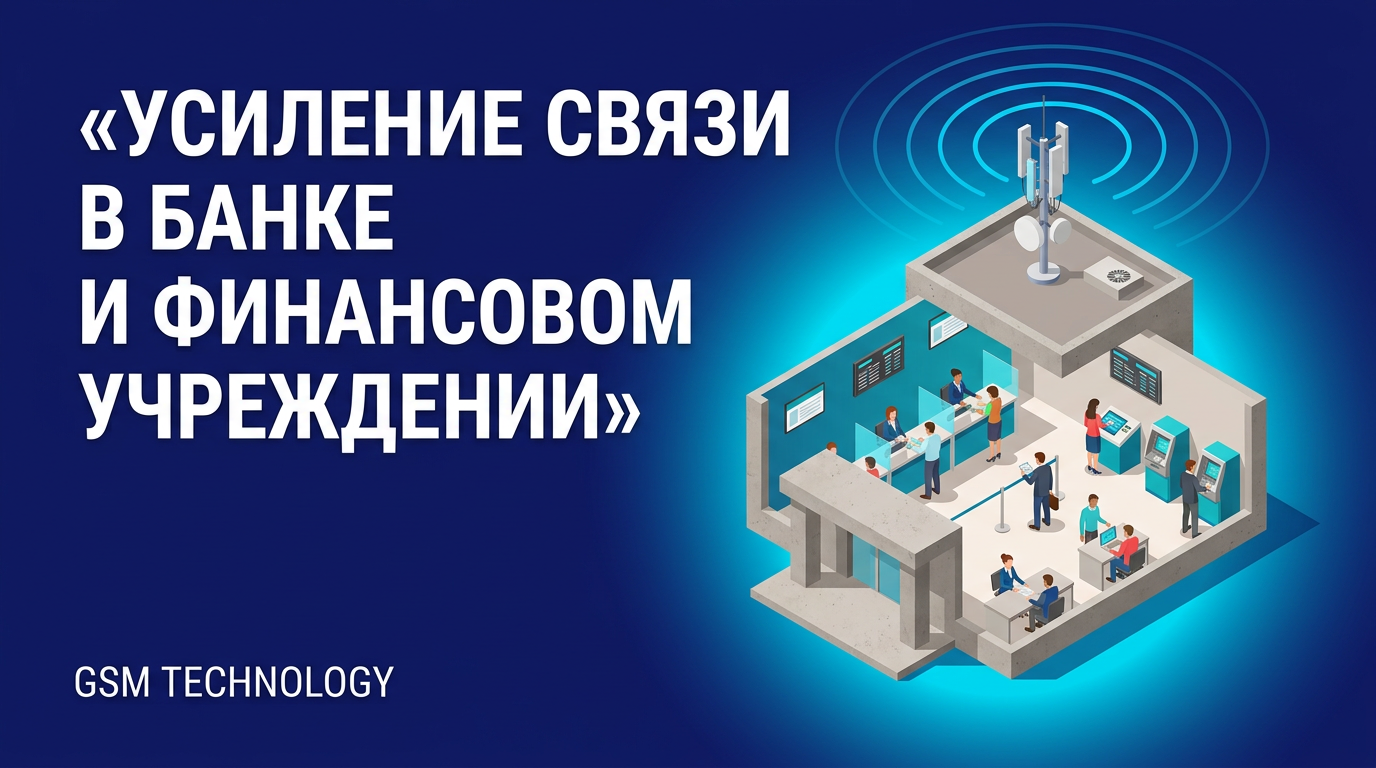 Усиление связи в банке и финансовом учреждении