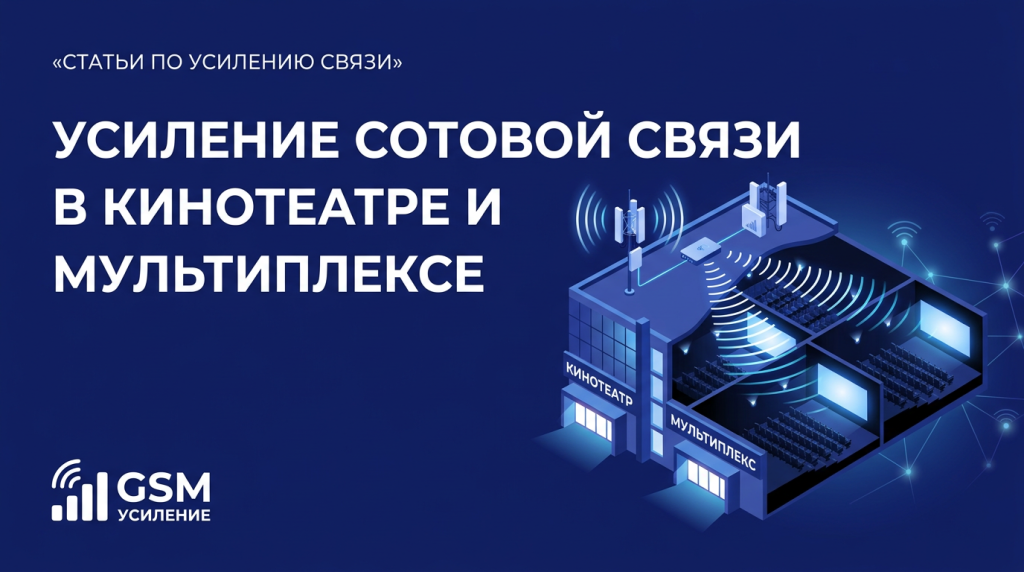 Усиление сотовой связи в кинотеатре и мультиплексе