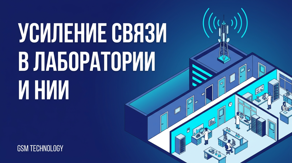 Усиление связи в лаборатории и НИИ