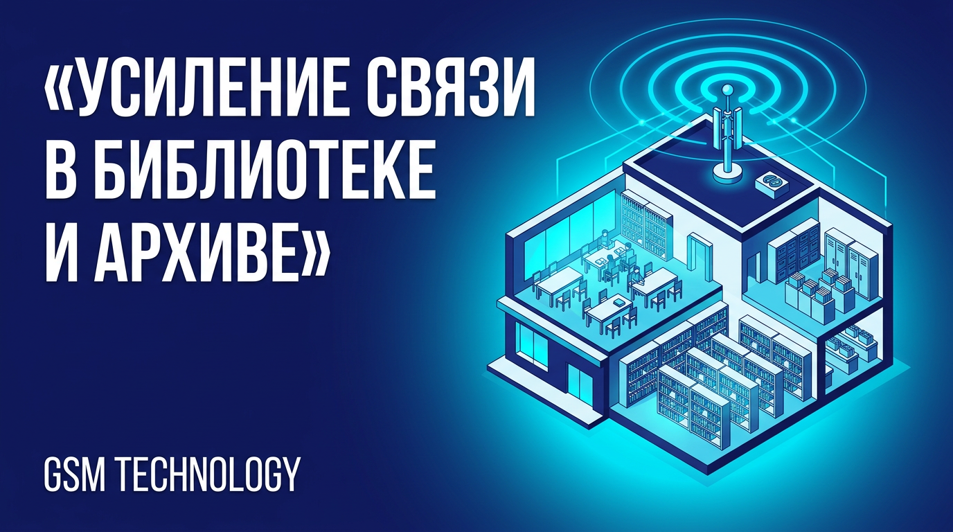 Усиление связи в библиотеке и архиве