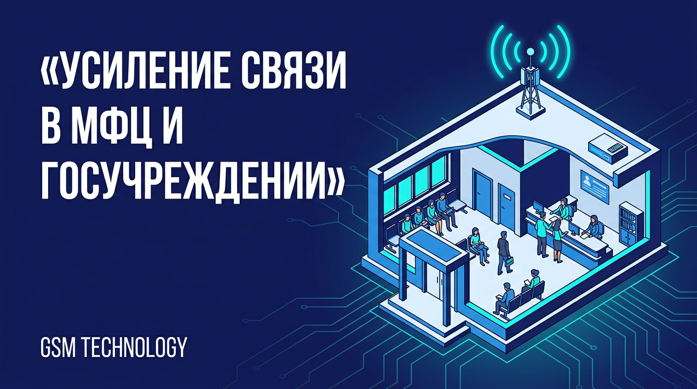 Усиление связи в МФЦ и госучреждении
